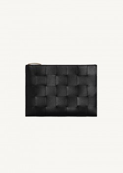 Black Bottega Veneta Intrecciato Clutch Bag – Designer Revival