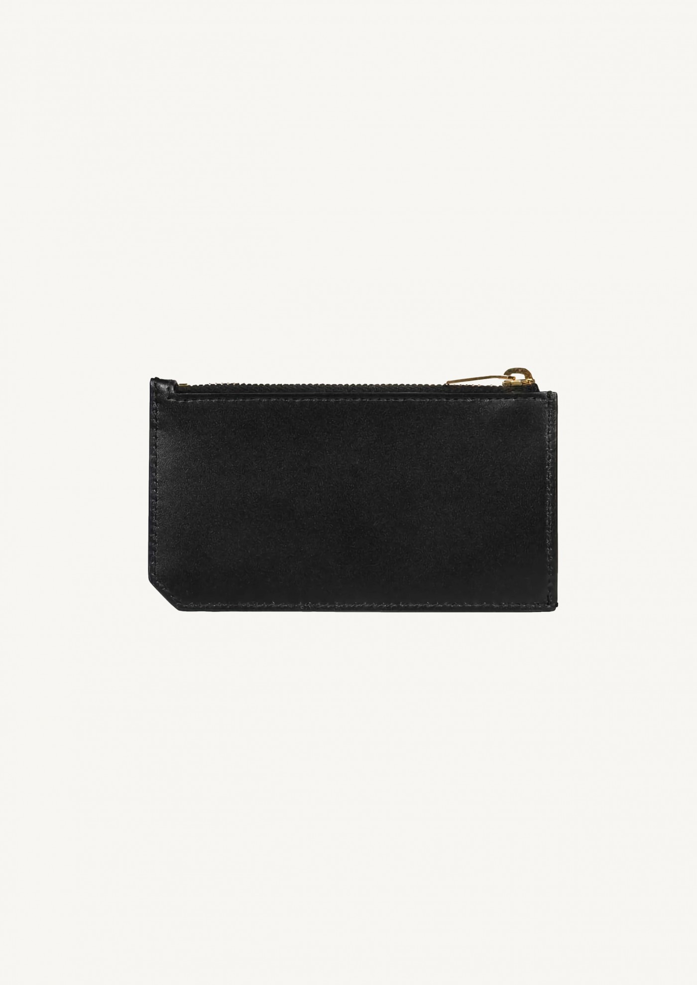 Zipped wallet with black logo plate - Saint Laurent Paris | Département ...