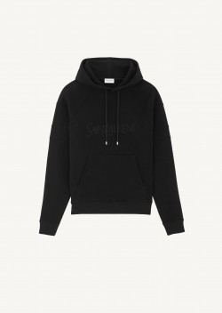 Saint laurent hotsell black hoodie