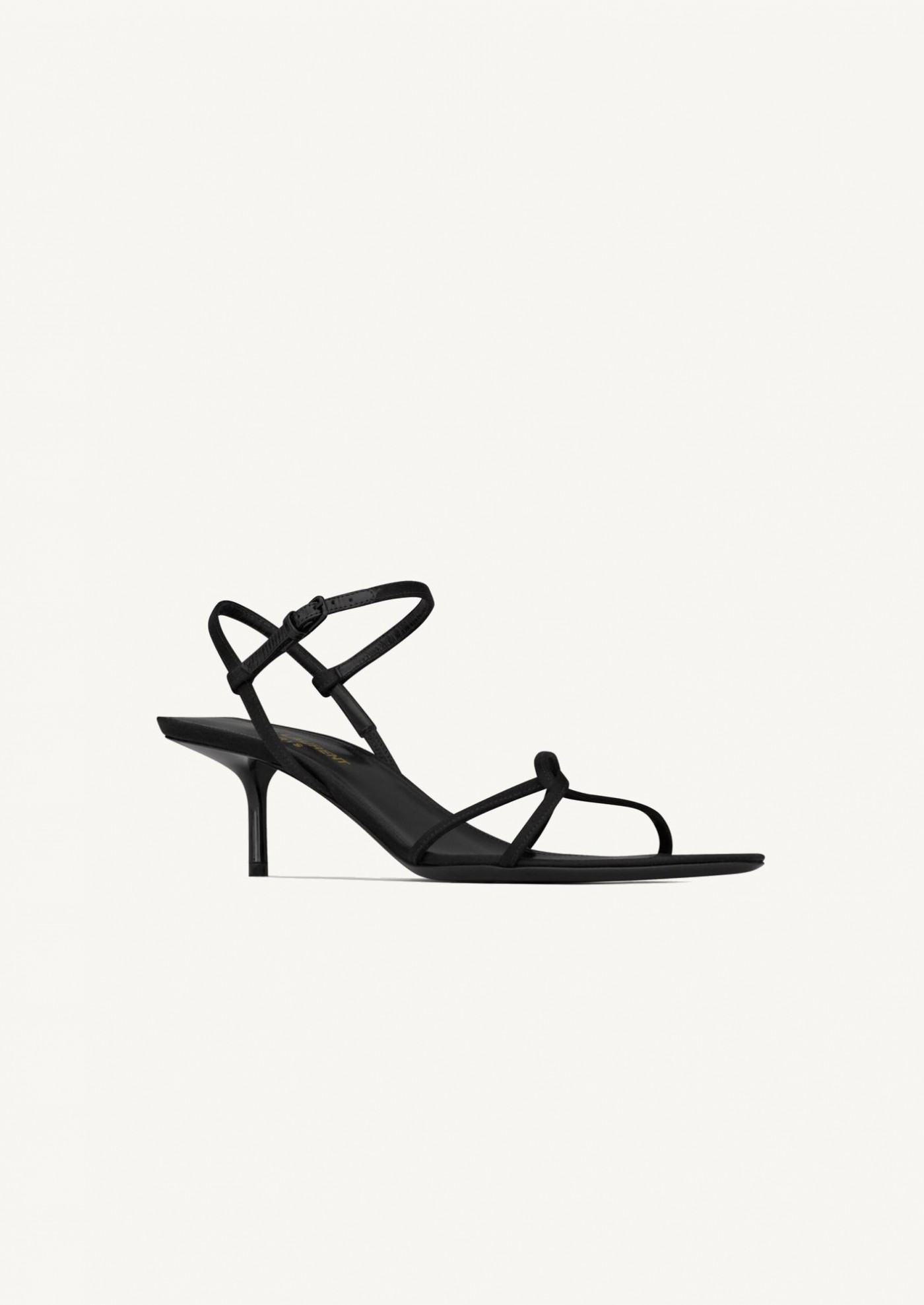 Clara satin crepe sandals Saint Laurent Paris