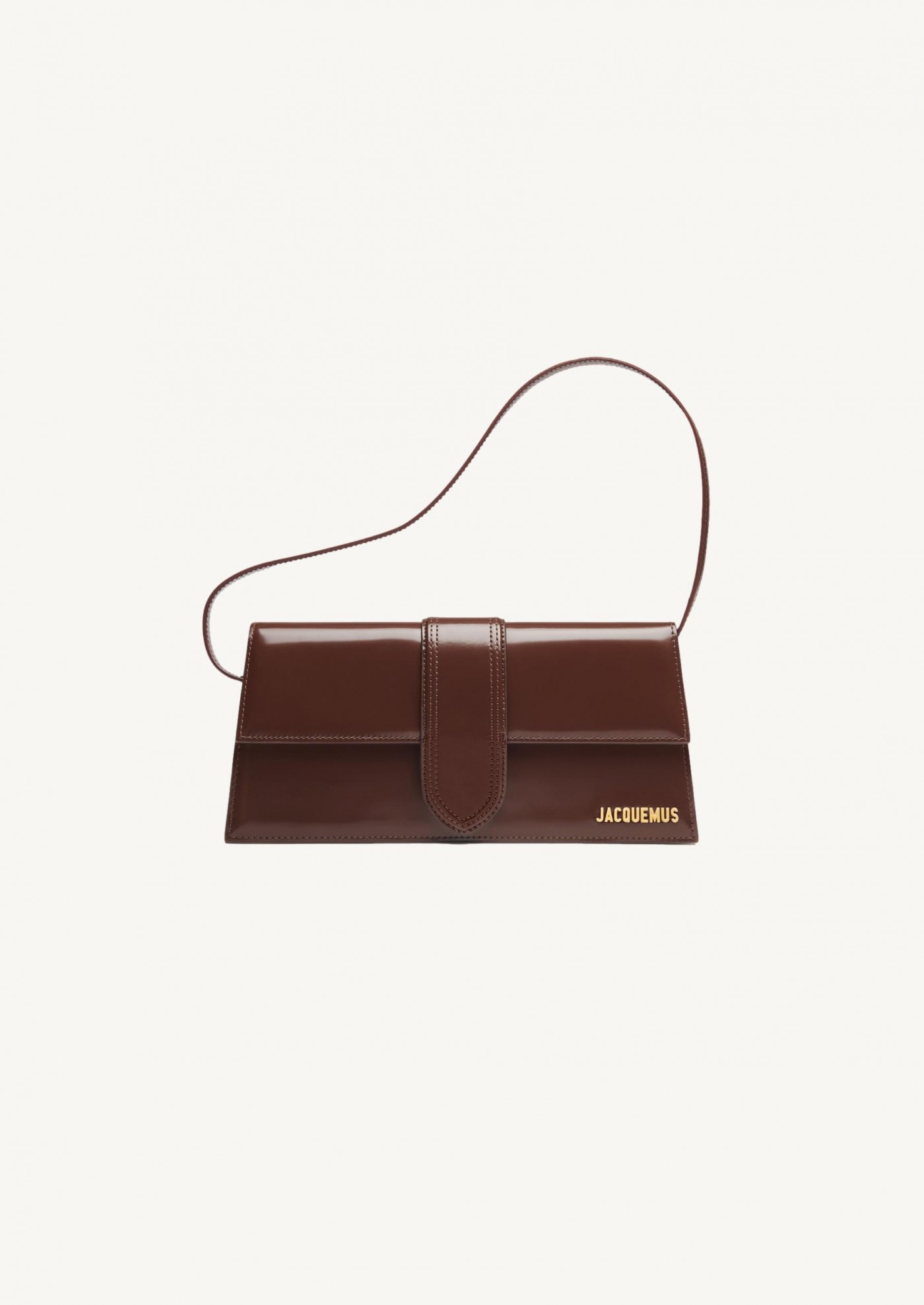 Jacquemus Women's 'Le Bambino Long' Shoulder Bag - Brown - Shoulder Bags