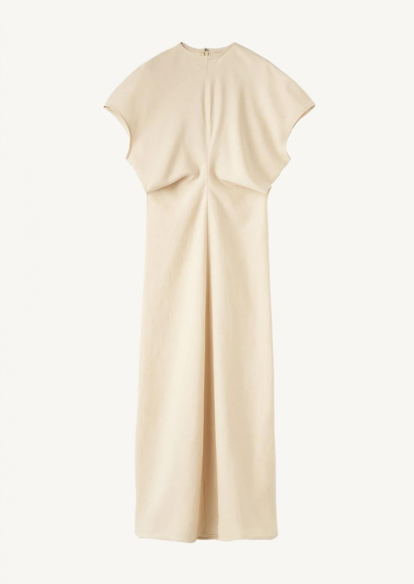 Slouch waist dress bleached sand - Totême