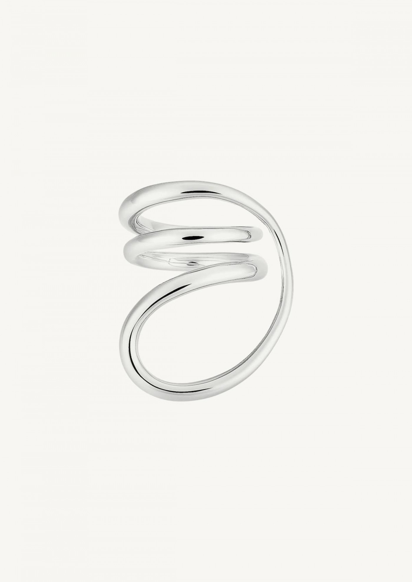 Iconic Round Trip ring in silver