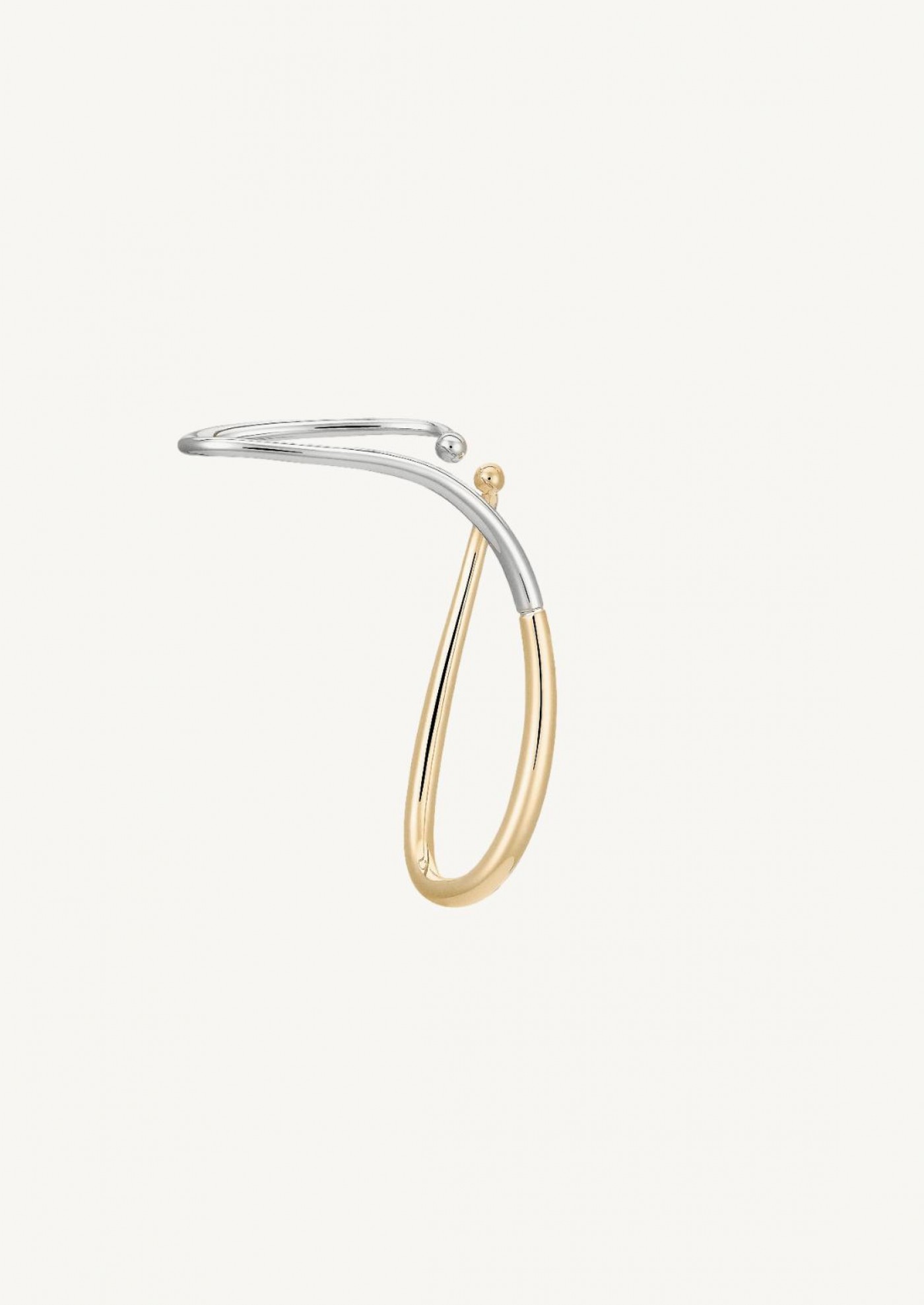 Small Mirage earring in silver and vermeil - Charlotte Chesnais