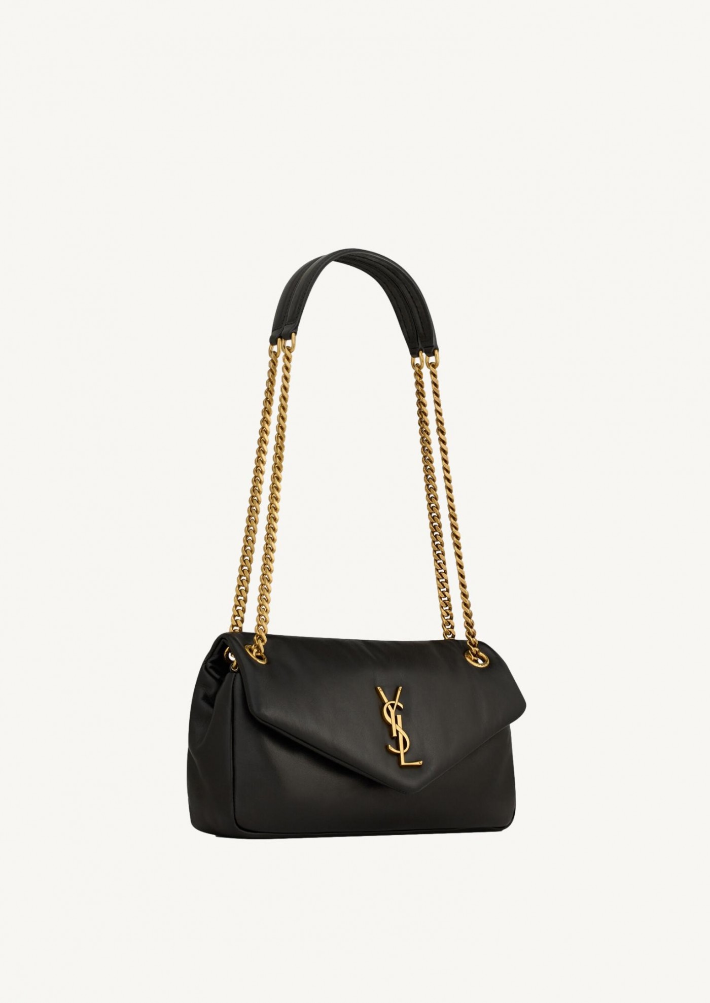 Calypso in leather black - Saint Laurent