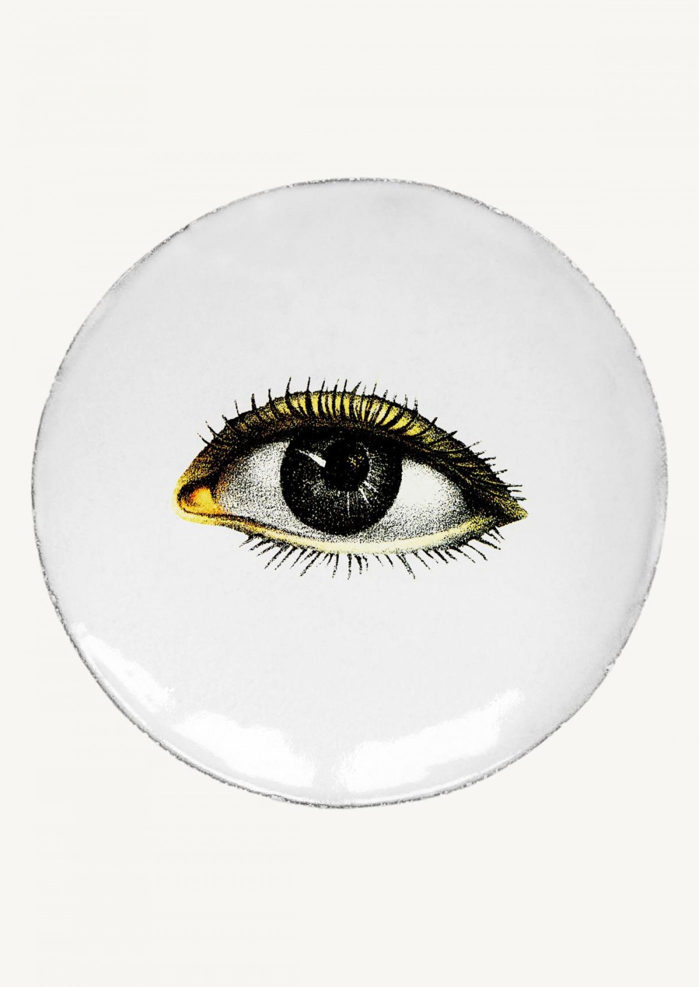 Left eye saucer