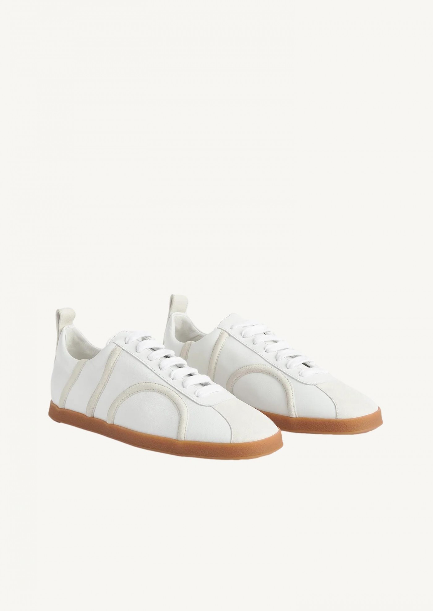 The Leather Sneaker off-white