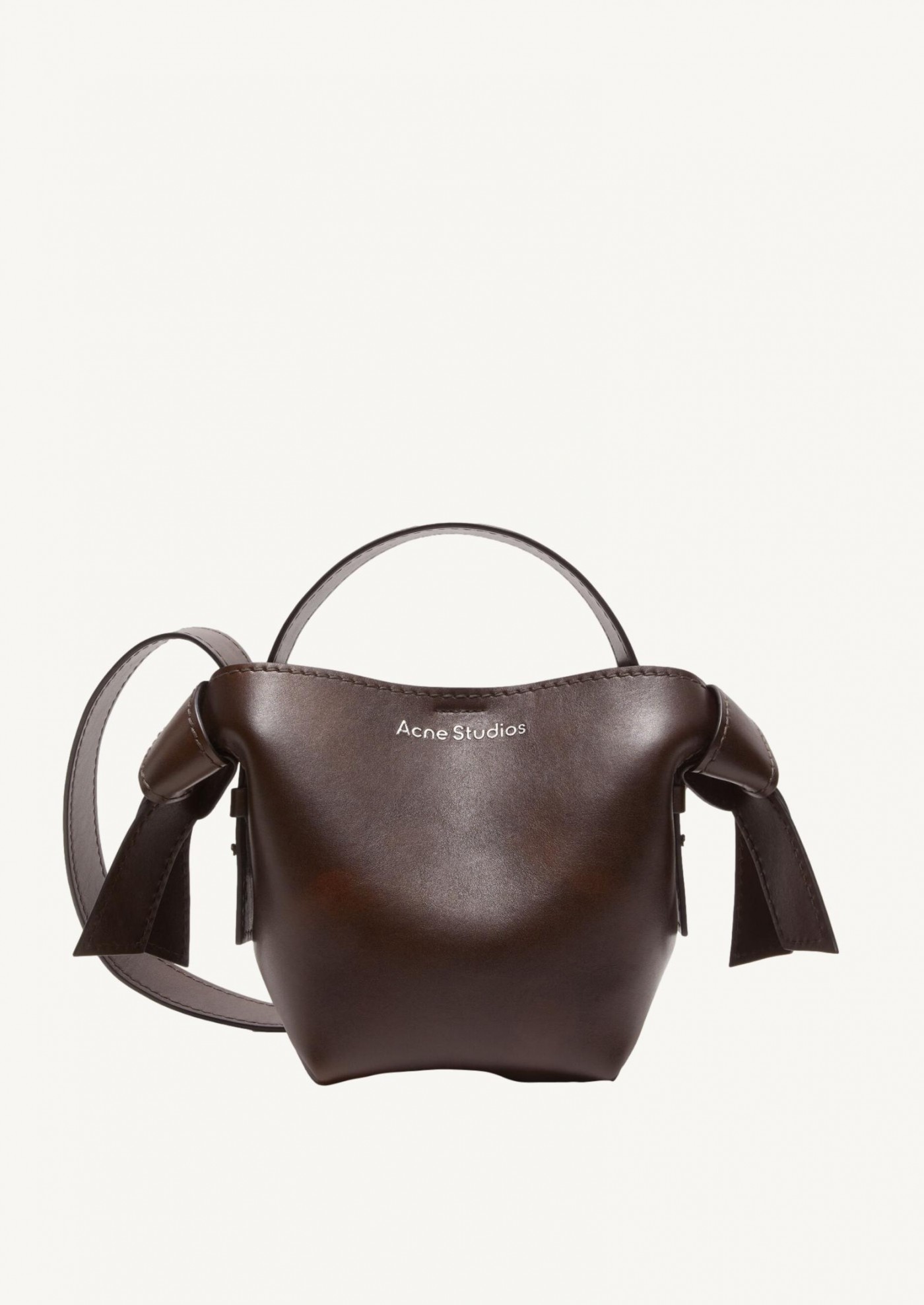 Mini shoulder bag musubi dark brown - Acne Studios