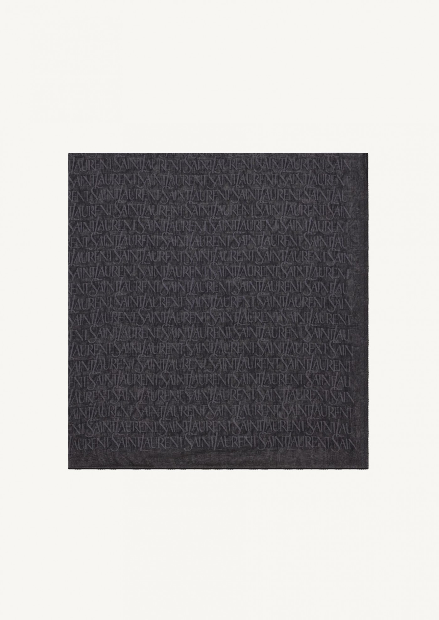 Large square in fiber and modal black and medium grey