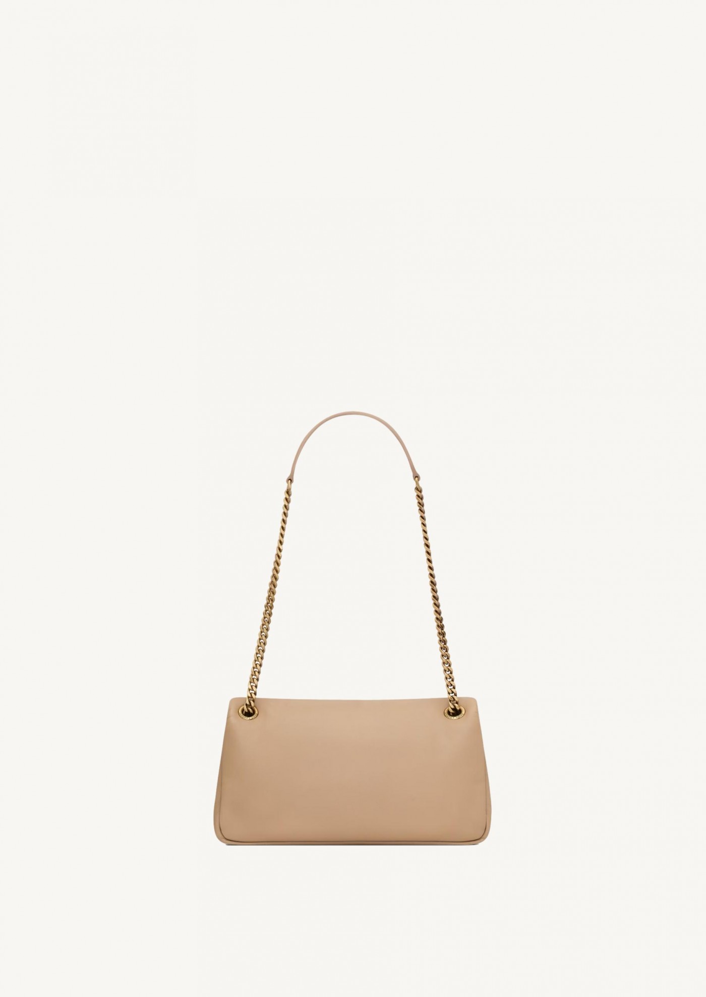 Calypso small en cuir beige