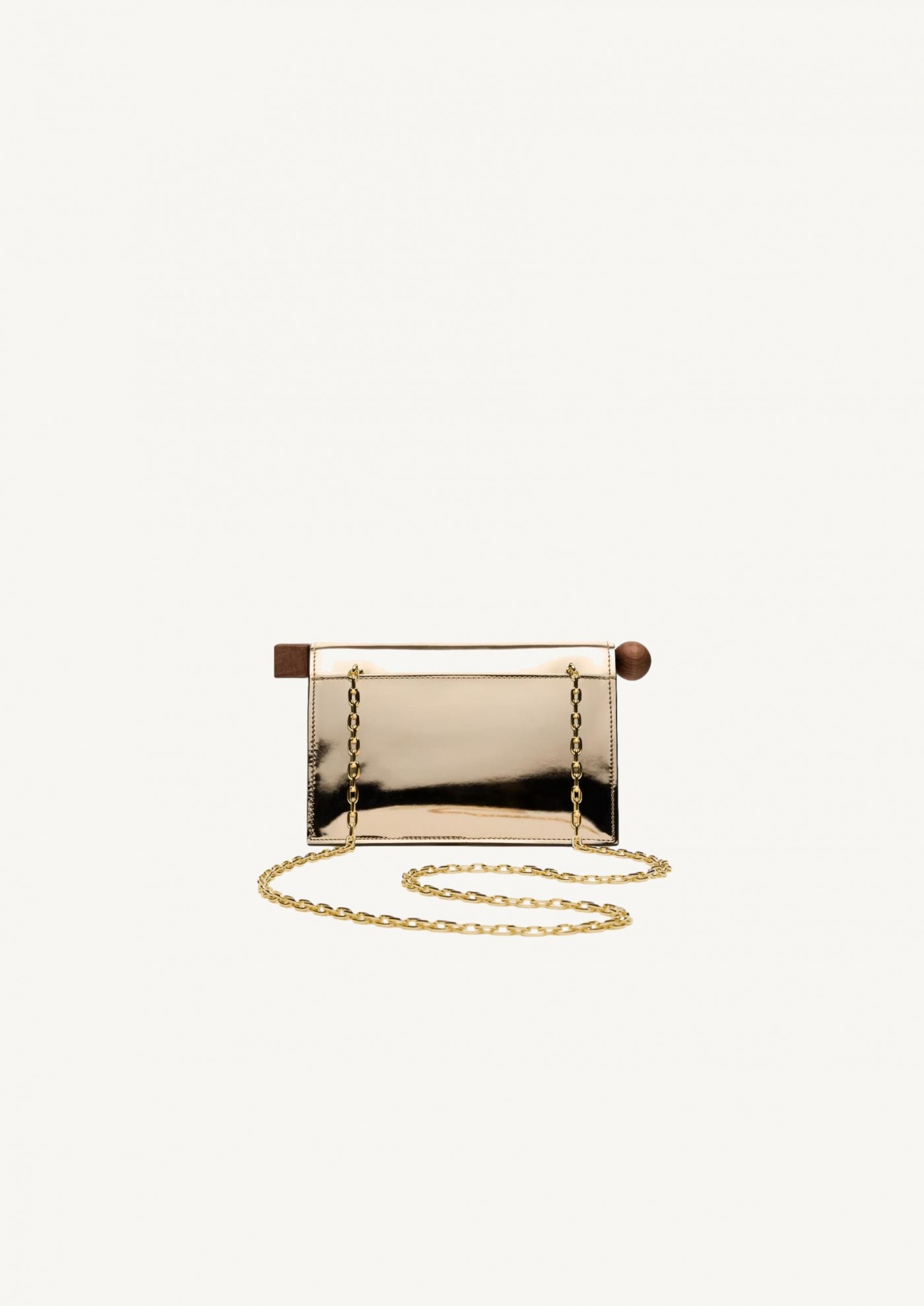 Rond Carré gold small pouch