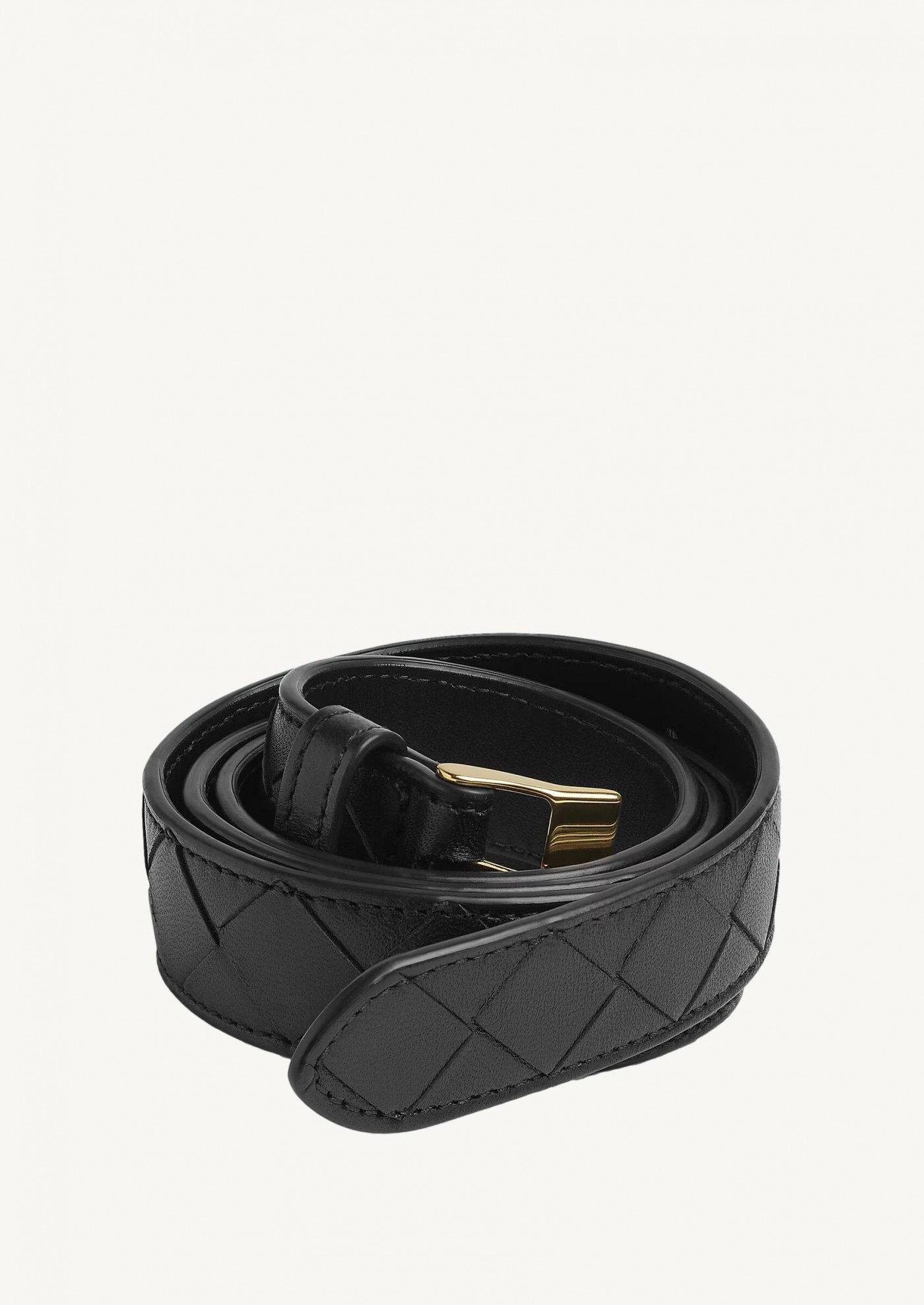 Ceinture Watch Intrecciato noir