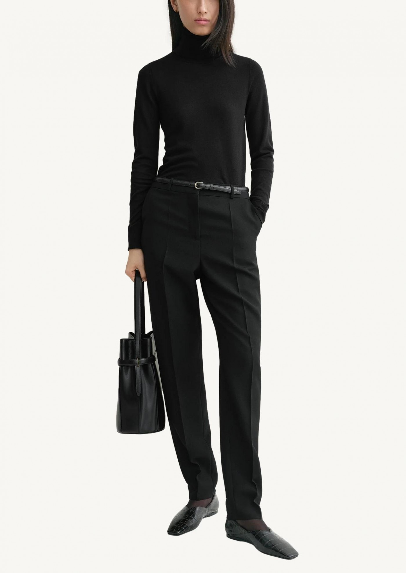 Fine turtleneck black