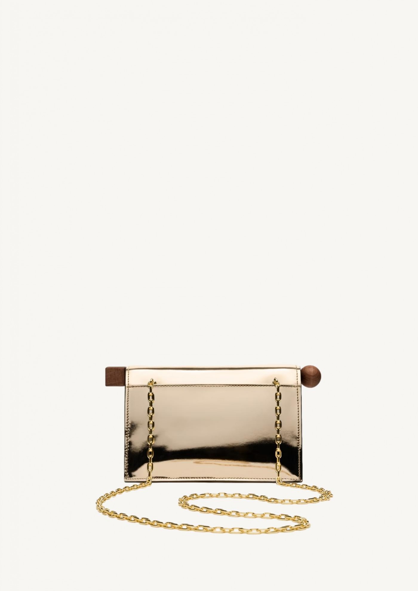 Rond Carré gold small pouch