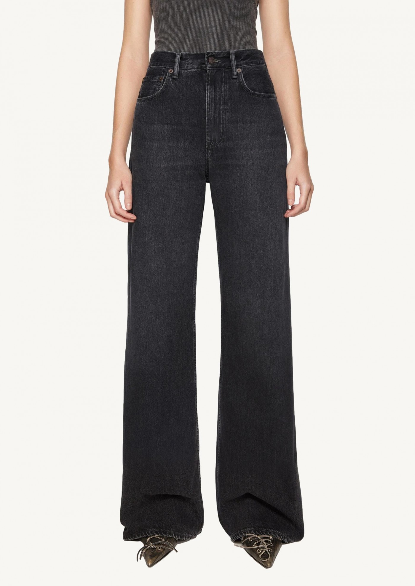 Loose-fitting jeans - 2022f black