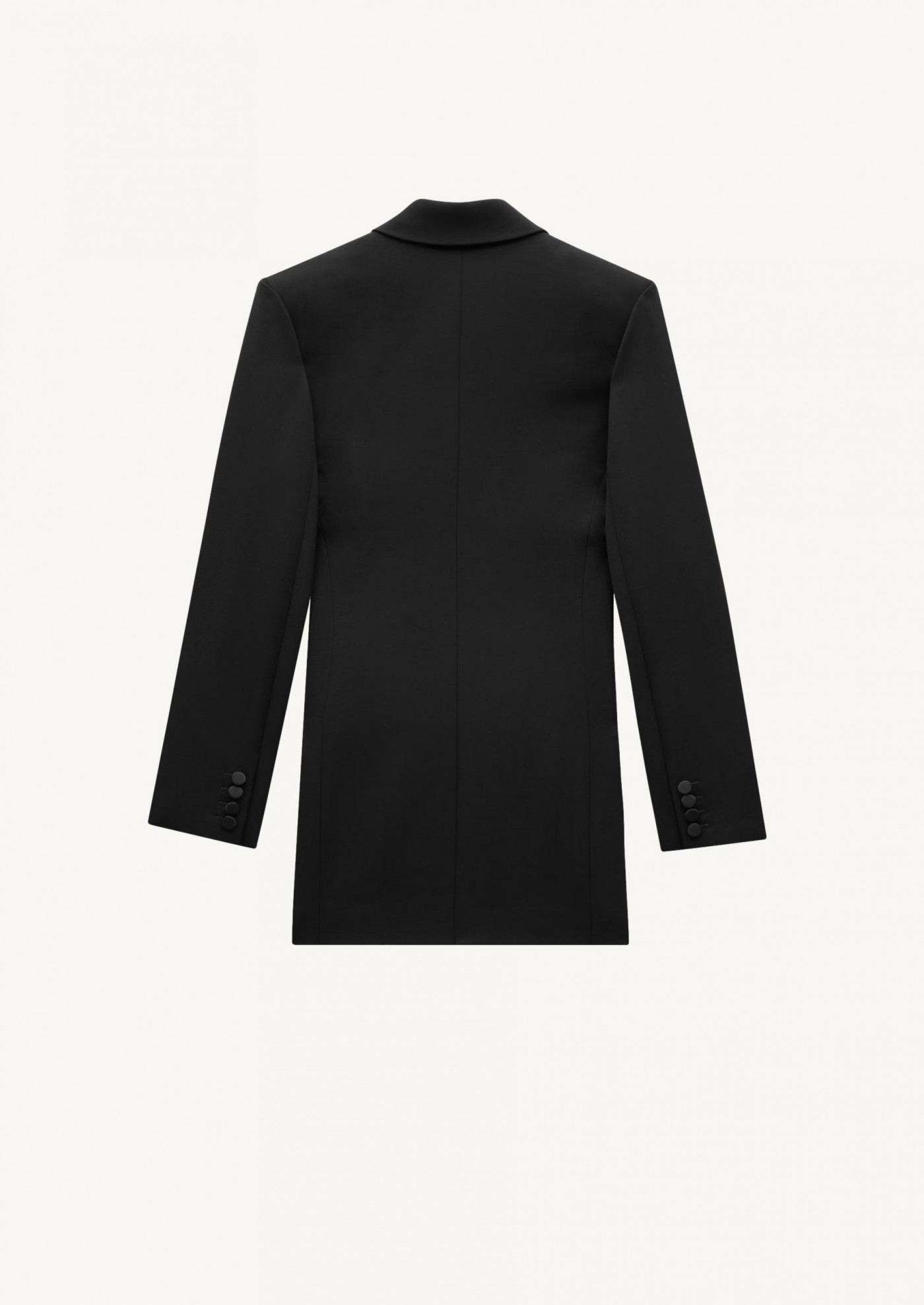 Veste de smoking grain de poudre noir