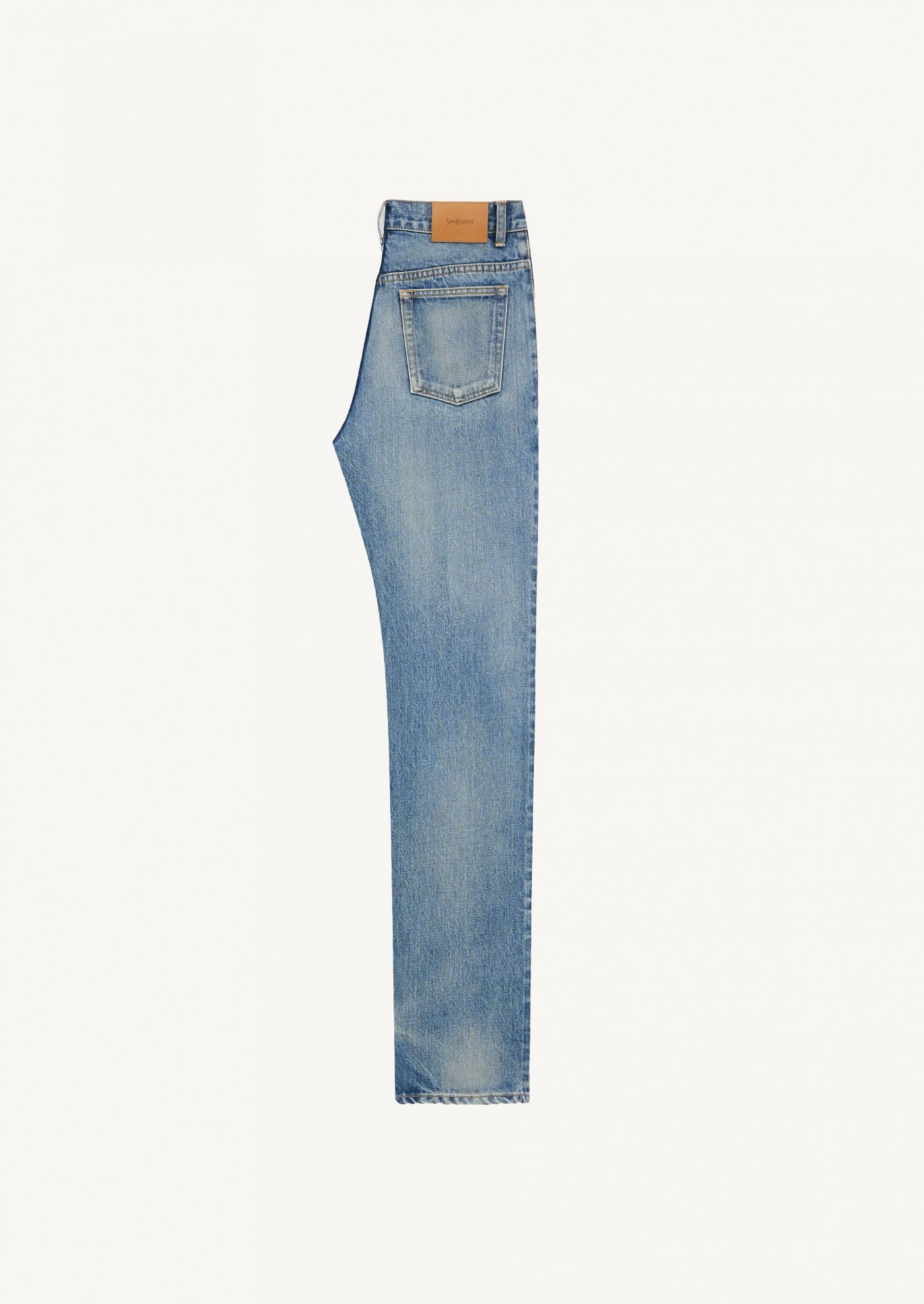 Benjamin blue denim straight-leg jeans