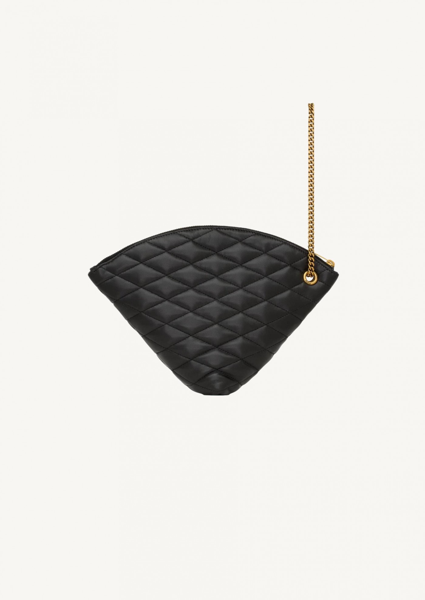 Sade lambskin leather clutch bag