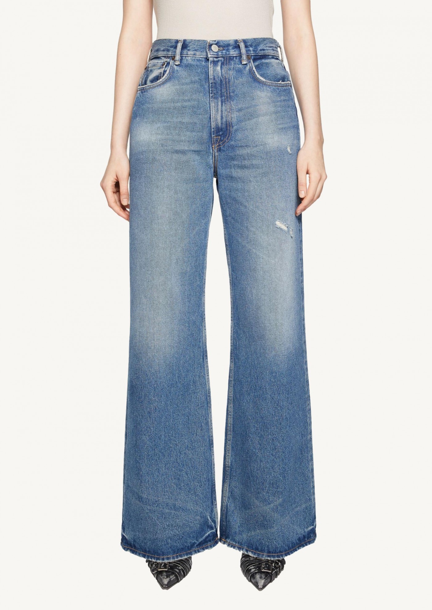 Relaxed fit jeans - 2022f mid blue