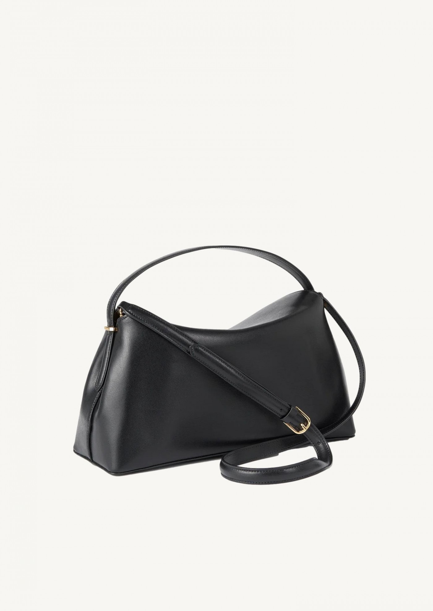 T-Lock leather top handle black