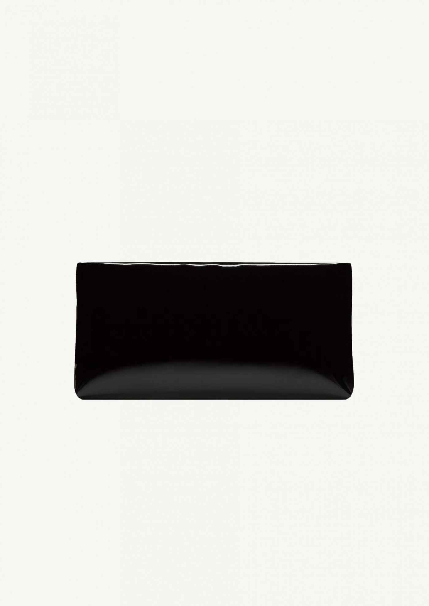 Calypso shiny canvas clutch bag