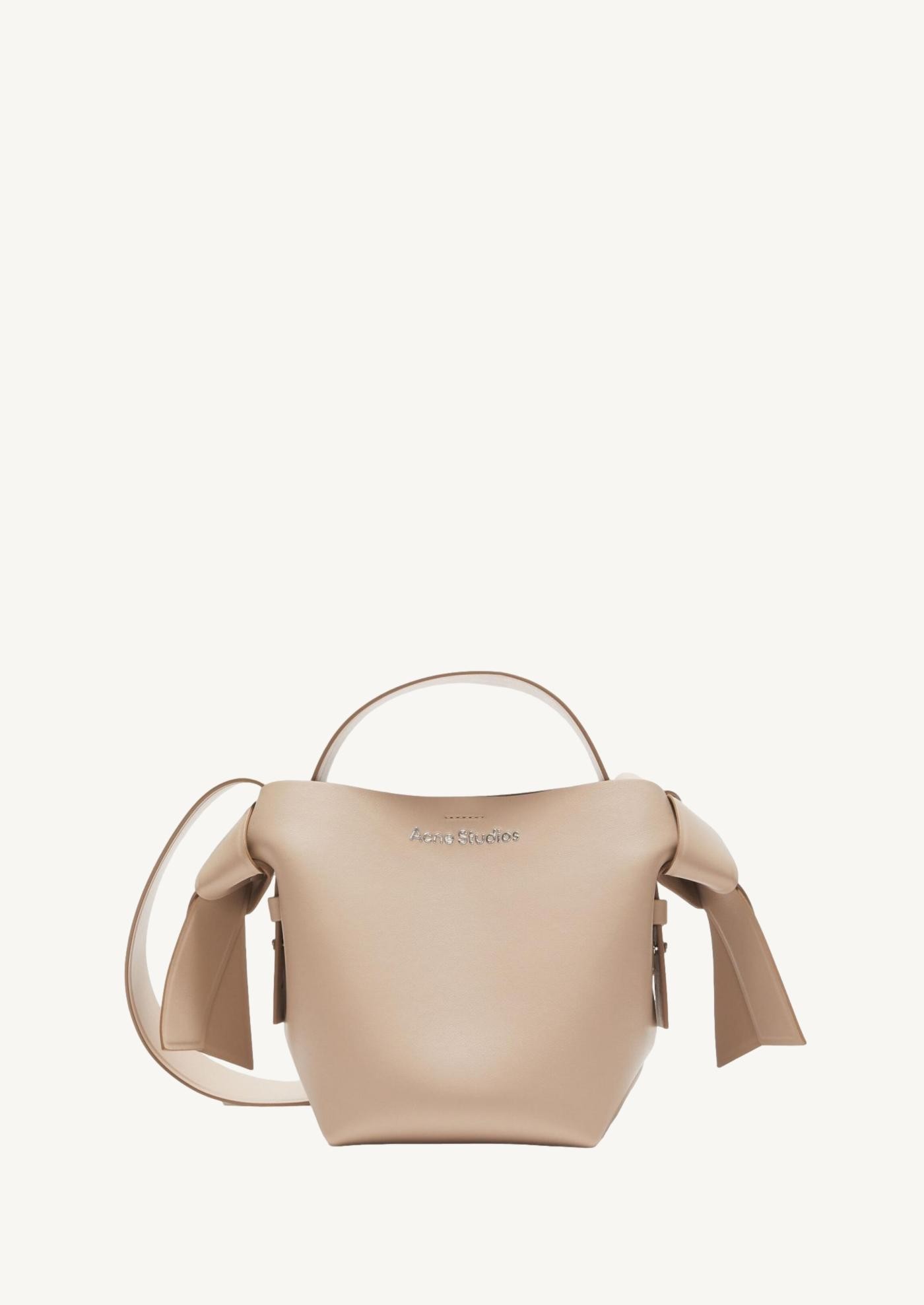 Mini sac musubi beige taupe