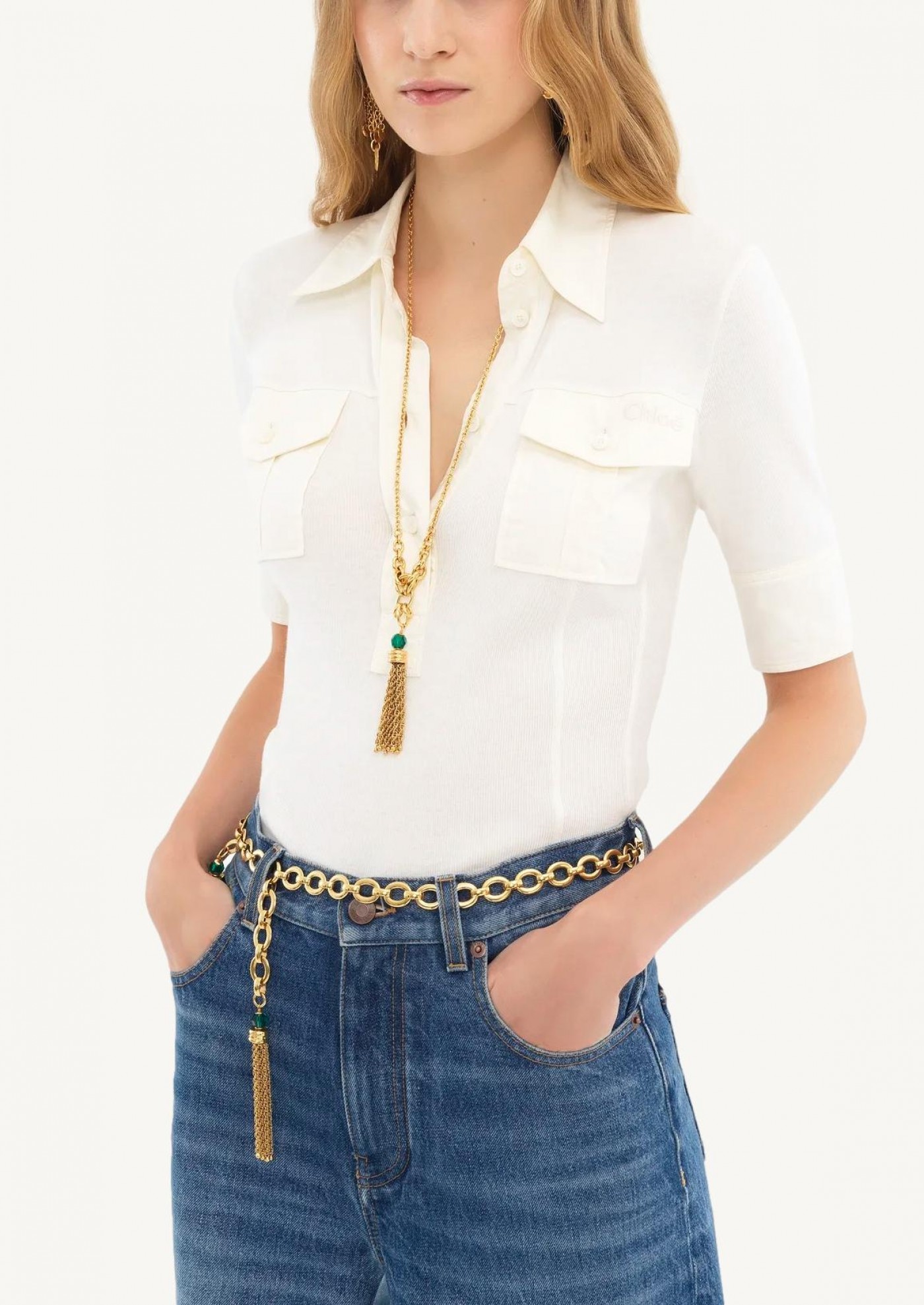 Collier Chloé pompom