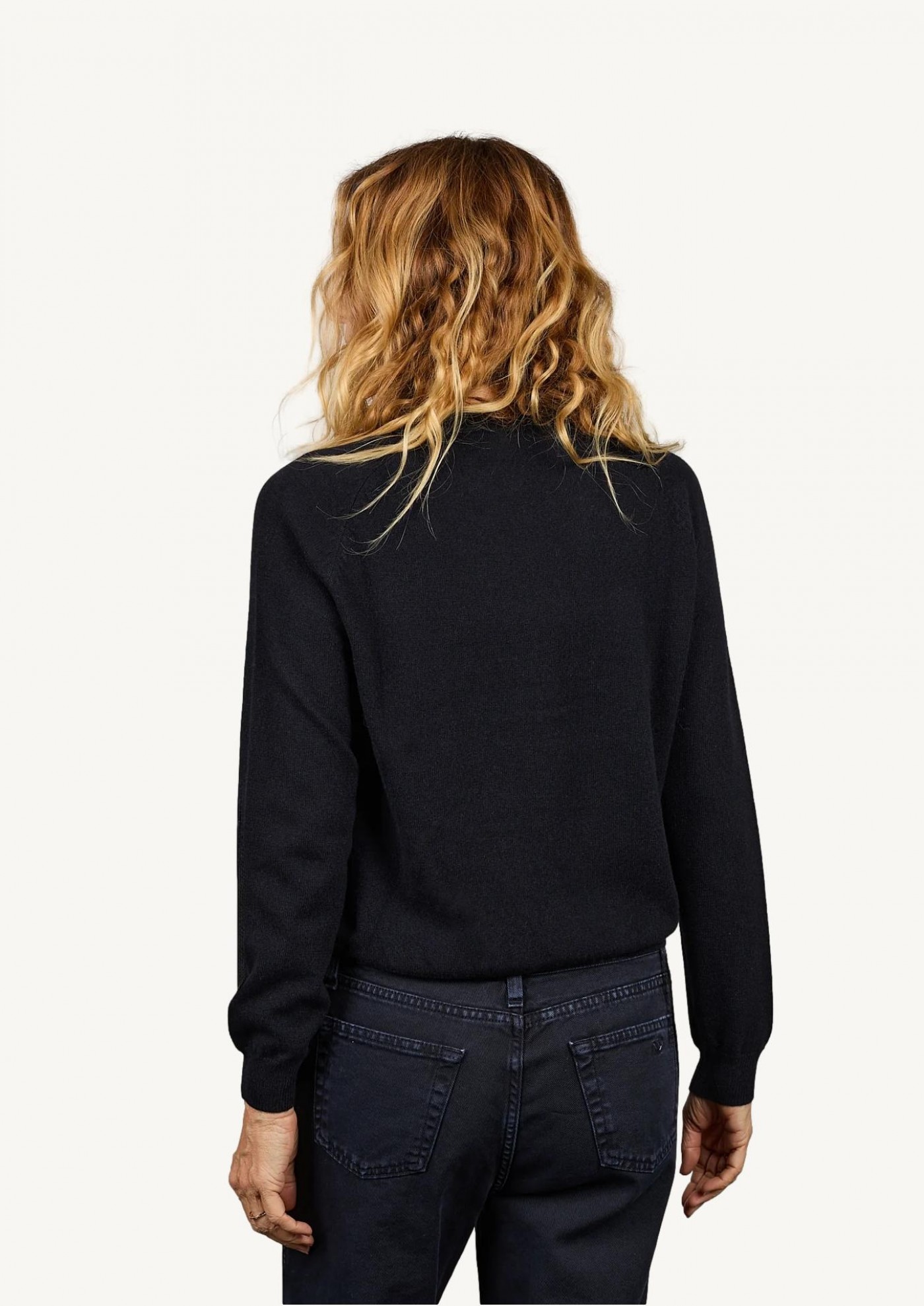 Mila light navy sweater