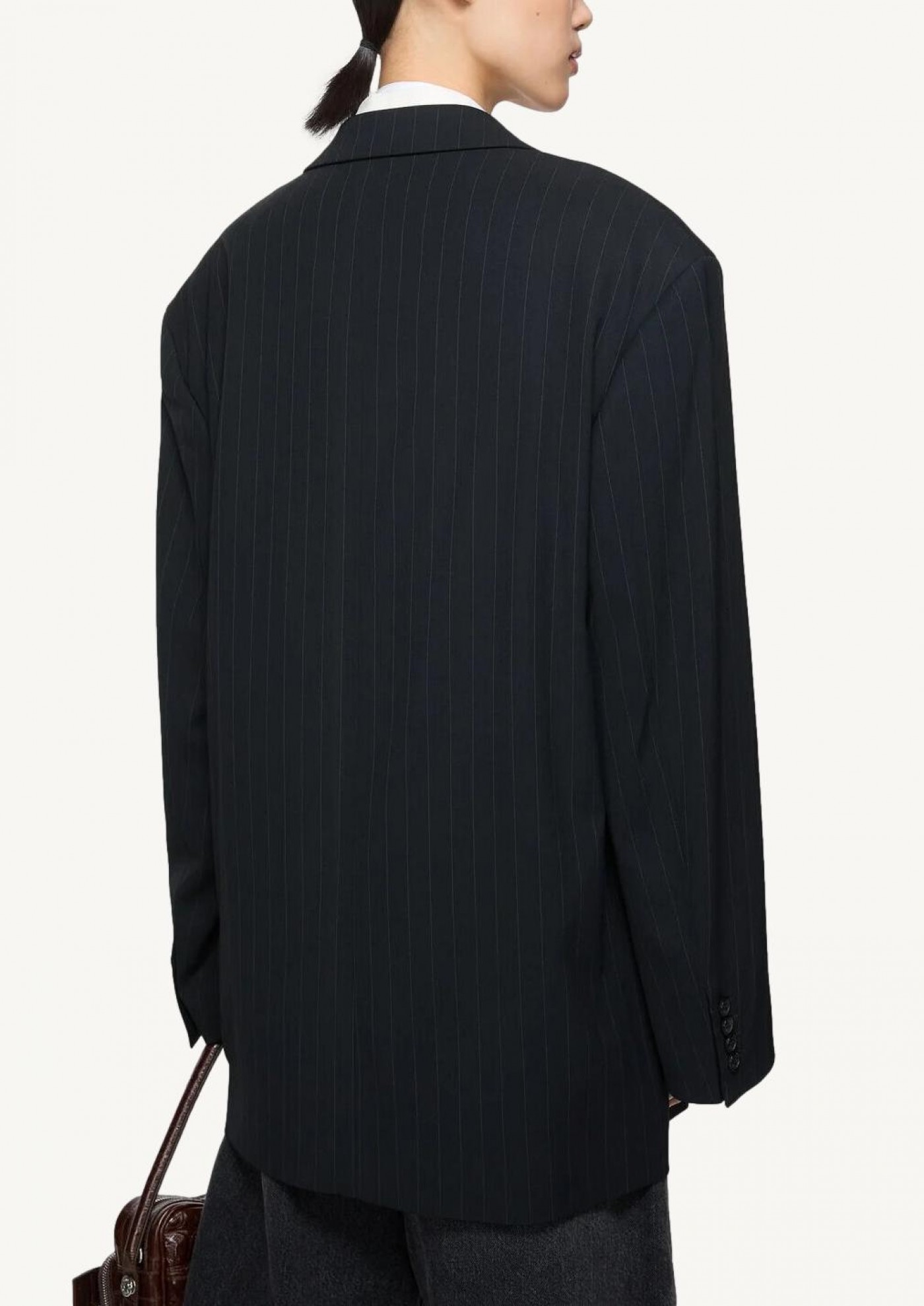 Straight suit jacket